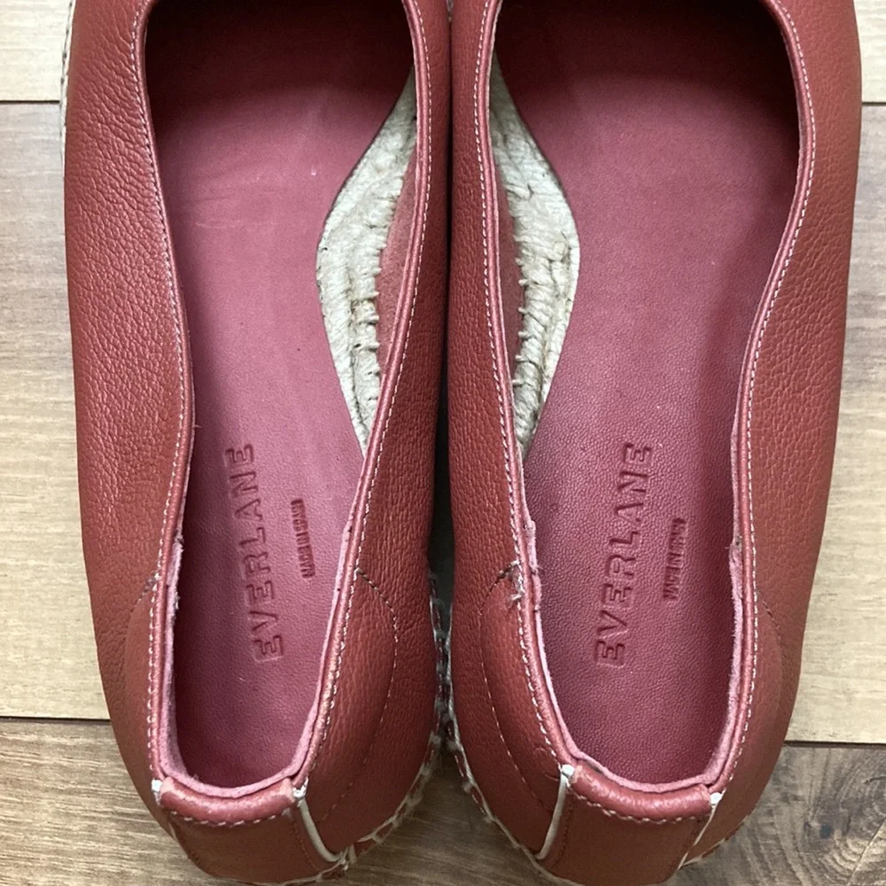 EUC Everlane Leather Espadrilles. Size 10